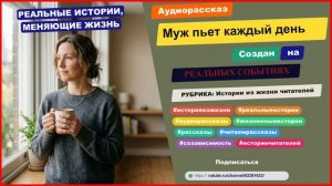 История из жизни | Муж пьет каждый день | Аудио рассказ | Аудиокнига слушать онлайн