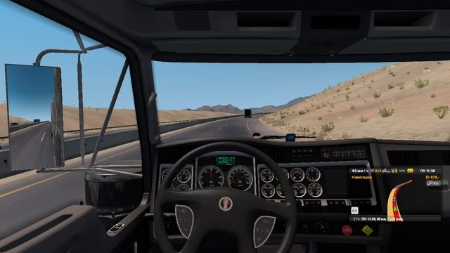 52) American Truck Simulator Шины (17т) 141ми Лас-Вегас (NV) - Кингман (AZ)