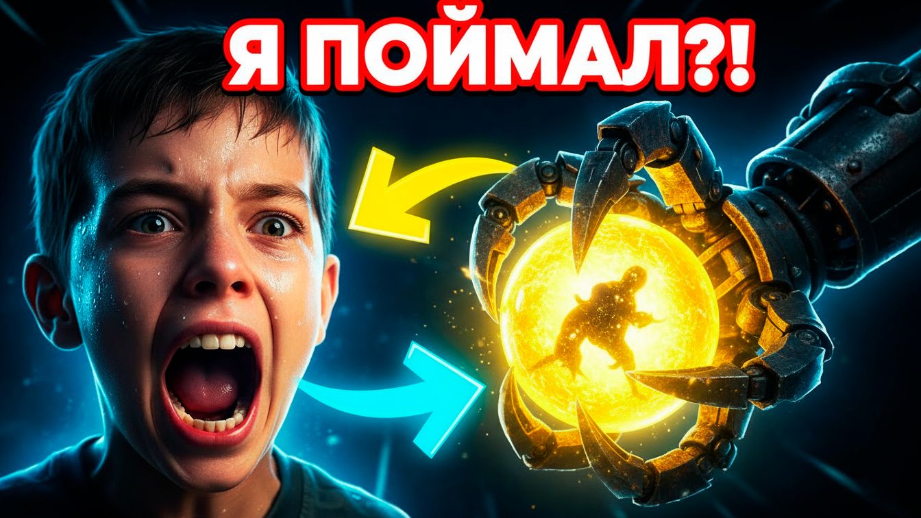 ВОТ ЭТО ДА! 😱 Магическая хваталка поймала КОГО-ТО!