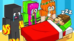 УСНУЛ НАВСЕГДА в МАЙНКРАФТ - Видео по Minecraft