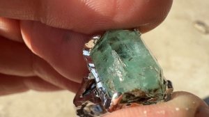 Кольцо с бериллом