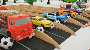 Изучение цветов детьми с помощью сборки колес водовоза - Изучение цветов с помощью боулинга