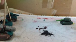 4 серия танков из пластилина