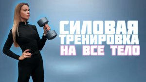 Силовая тренировка на все тело(с гантелями)