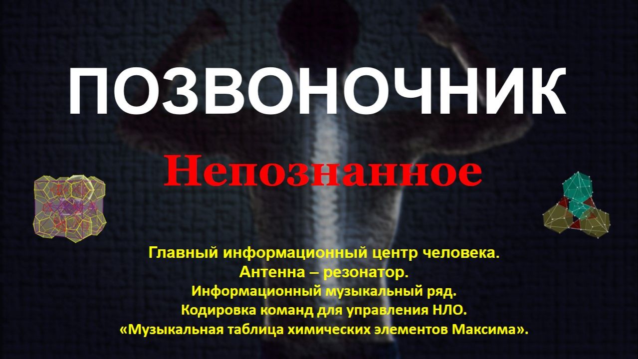 ПОЗВОНОЧНИК.НЕПОЗНАННОЕ.