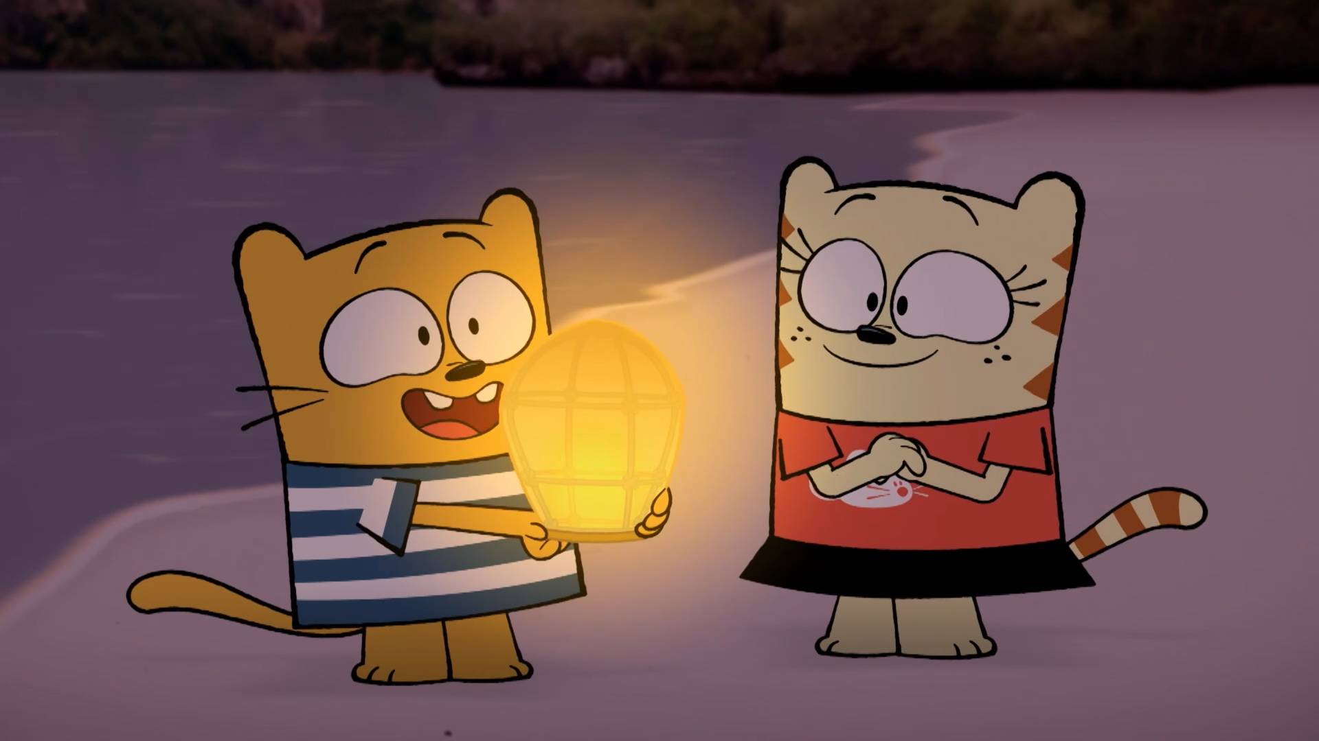 Олли и Мун,  33 серия. Ночь фонариков в Таиланде