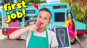 10 МОЯ ПЕРВАЯ РАБОТА! 24 часа в фургоне с мороженым