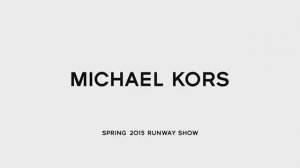 Показ коллекции Michael Kors весна-лето 2015