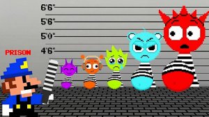 🆚Марио против пузатых гигантов Спрунки! Новый мод в тюрьме Спрунки