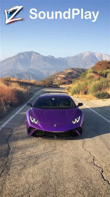 Фиолетовая Lamborghini #Lamborghini #Ламборгини #Суперкар #Спорткар #Италия #Эксклюзив