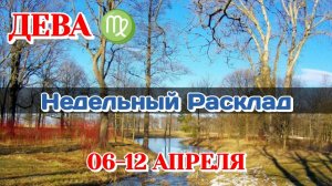 ДЕВА♍ Недельный расклад 06-12 АПРЕЛЯ /Таро Прогноз/Сферы жизни