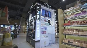 Корнер-колонна L'Oreal в Ташкенте