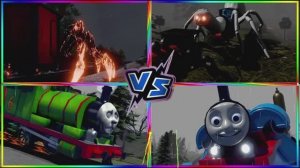 ПАРОВОЗИКИ МУЛЬТИК: Поезд Мутант против Доброго Паровозика и Темного Зверя 🚂 БИТВА МОНСТРОВ