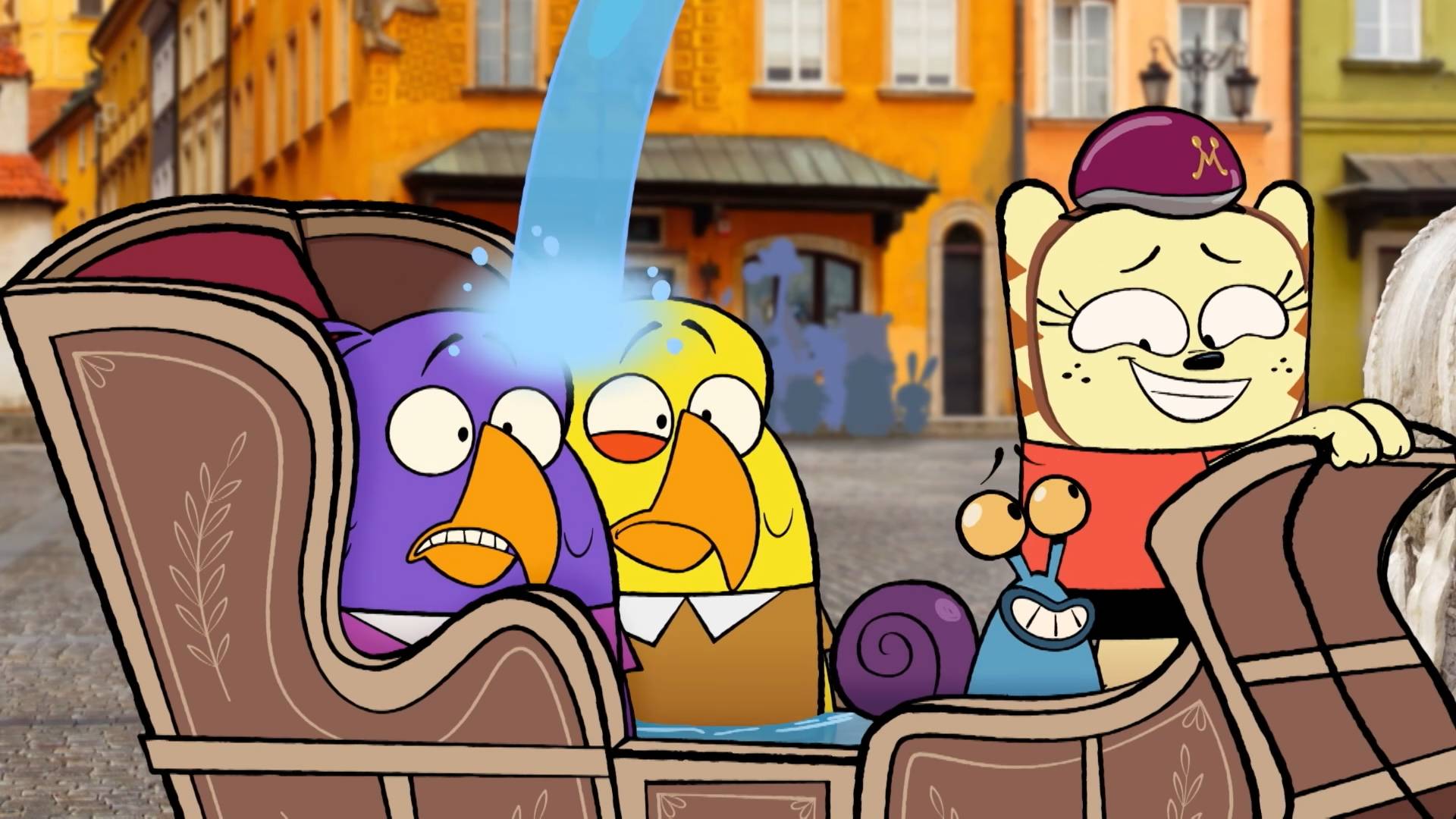 Олли и Мун,  78 серия. Придирчивые попугаи в Польше