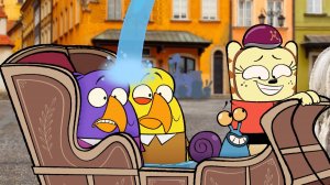 Олли и Мун,  78 серия. Придирчивые попугаи в Польше