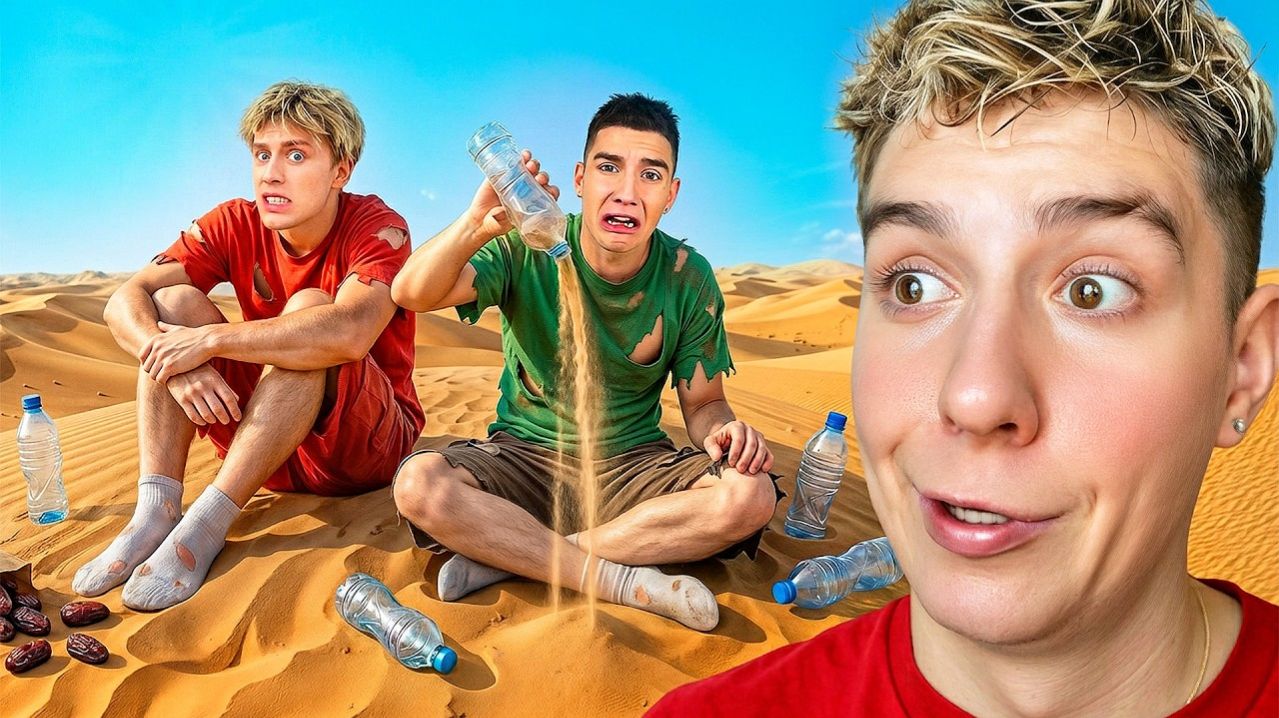 ГЛЕНТ СМОТРИТ 24 ЧАСА В ПУСТЫНЕ ДУБАЯ С ВЛАДОМ А4 КОБЯКОВЫМ И СЕРЁГОЙ