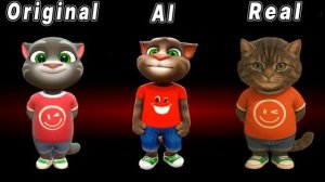 ГОВОРЯЩИЙ ТОМ В РЕАЛЬНОЙ ЖИЗНИ — AI ВЕРСИЯ ИЗ MY TALKING TOM 2 ОРИГИНАЛЬНЫЙ КОТ РЕАКЦИЯ