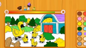 Раскраска/ Танец маленьких утят