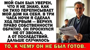 Истории из жизни | Сын думал, я не знаю, что он крадёт мой дом | Аудио рассказы | Жизненные истории