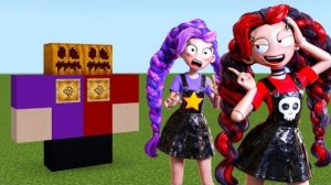 MINECRAFT PE — ADDON POPPY PLAYTIME С БЛИЗНЯШКАМИ LILY LOVEBRAIDS РЕАКЦИЯ