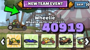❗🔔 40919 NEW Team Event (Wheelie Wonderland) - Hill Climb Racing 2