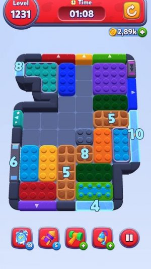 Color Block Jam 1231 Уровень