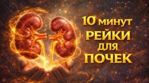 РЕЙКИ ДЛЯ ПОЧЕК. Убери страх и запусти исцеление за 10 минут.