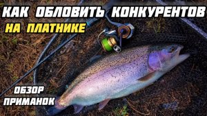 Как обловить конкурентов на запуске. Ловим форель на спиннинг. Рыбалка с LV Fishing.