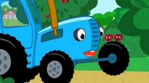 Синий трактор