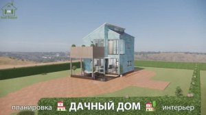 Дачный дом – планировка и интерьер, идея (52) как построить и обустроить 🏡