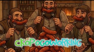 Французкая скороговорка про сосиски (J’ai vu six sots suçant)