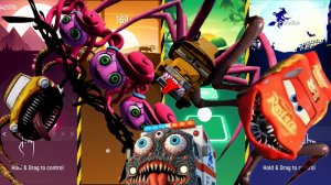 МОНСТРЫ: МАККУИН-ПАУК vs МАШИНА-ПОЖИРАТЕЛЬ vs АВТОБУС-ПАУК vs ЗОМБИ-СКОРАЯ ПОМОЩЬ Ep. 101