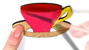 Раскрашиваем Чашки и Чайник игрушка на ёлку Colorize Cups and Teapot Christmas tree toy [get.gt]