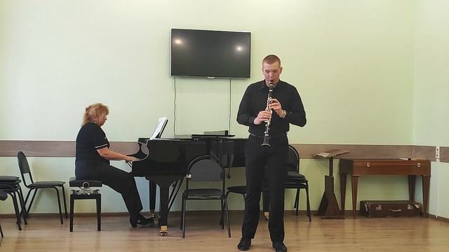 Ф. Пуленк. Соната для кларнета, 3 часть.