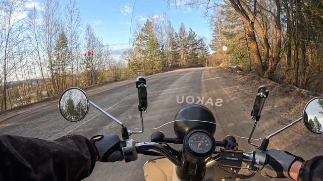 Японский скутер Honda Today AF61 .mp4