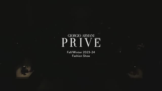Показ кутюрной коллекции Giorgio Armani Privé осень-зима 2023-2024