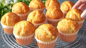 Итальянские кексы без ВЕСОВ или 12 ложек! Так просто и вкусно