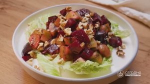 Простой салат из СВЕКЛЫ и КИВИ❗🔥 Хочется съесть весь, это просто бомба❗🔥