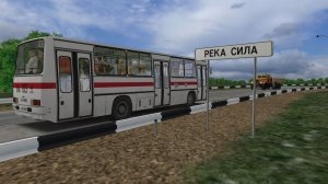 Поездка на Ikarus-260.50 по маршруту №102 по карте Русская Глубинка 2.6