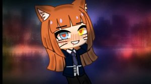 Типа вампира хотела сделать :3