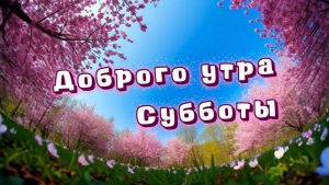 Доброго субботнего утро! Песня с добрым утром