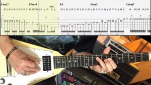 10 СОЛО Kirk Hammett на Электрогитаре. Уроки Электрогитары. Ноты и табы Электрогитары Guillaume Vrac