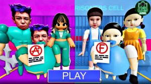 Семья Танос против Чхоль Су бежит из тюрьмы! #Obby Игровой процесс #roblox