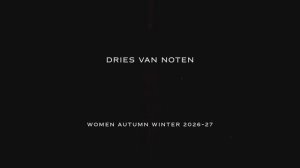 Показ женской коллекции Dries Van Noten осень-зима 2026-2027