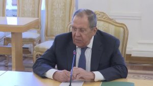 С.Лавров и Б.Абдельати, Москва, 3 апреля 2026 года