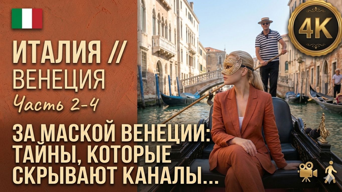 Италия // За маской Венеции // Тайны, которые скрывают каналы 4К // Часть 2