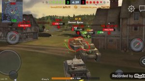 Сборник серий WOT Blitz на танках Jg.pz IV и ИС.mp4