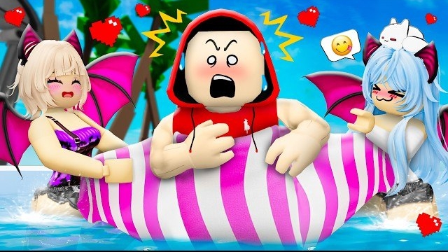 Джей Джей Стак на вечеринке у бассейна из BATGIRLS! Анимация