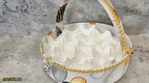 ПОТРЯСАЮЩАЯ ИДЕЯ ИЗ ЛОТКА ОТ ЯИЦ И ТКАНИ! ПАСХАЛЬНАЯ КОРЗИНА СВОИМИ РУКАМИ