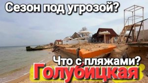 #Голубицкая Сезон 2026 под угрозой? Что происходит с пляжем Южная Пальмира, Золотая рыбка